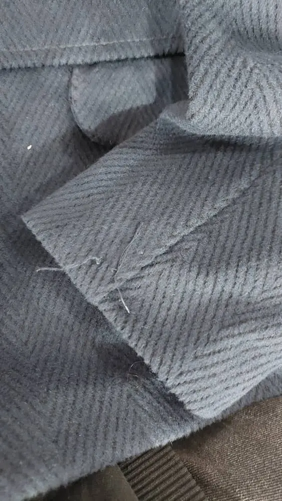 3877-پالتو فوتر ملورین ( ایراددار )